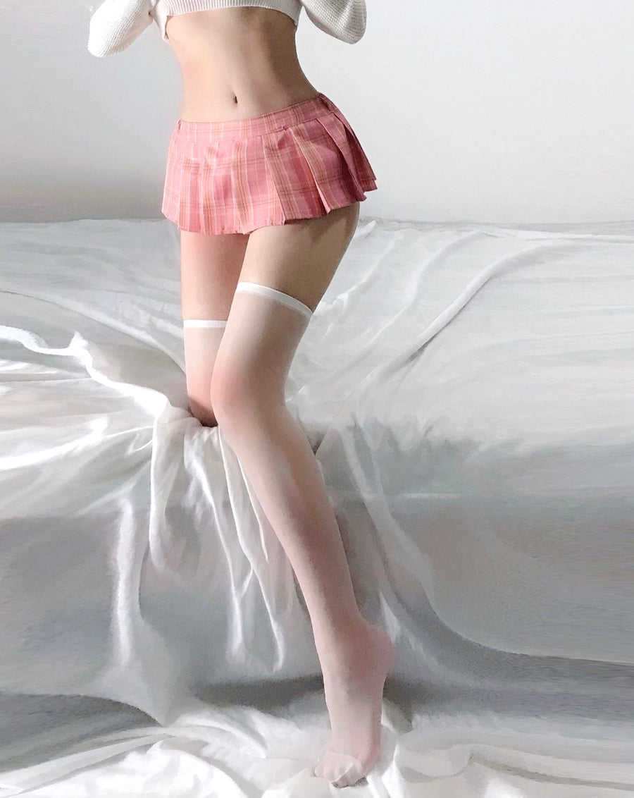 Pink or Blue baby doll skirt Sexy lingerie  lingerie set see through sugar babe doll